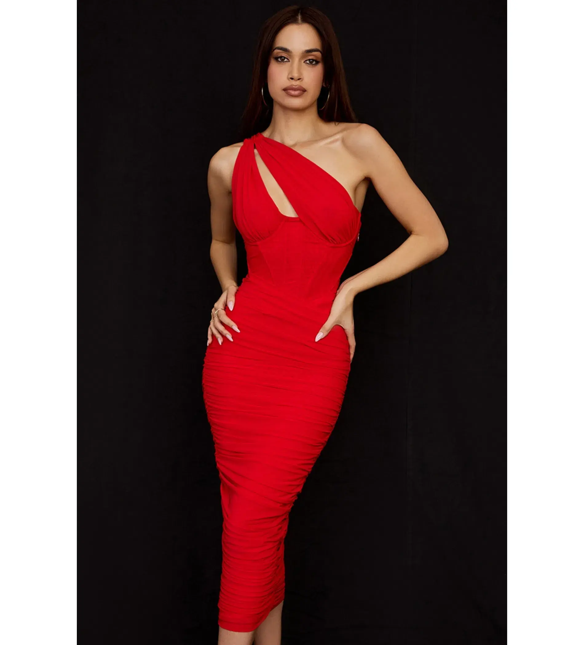 House of CB Valentina Dress Scarlett Size 6 - Image 3