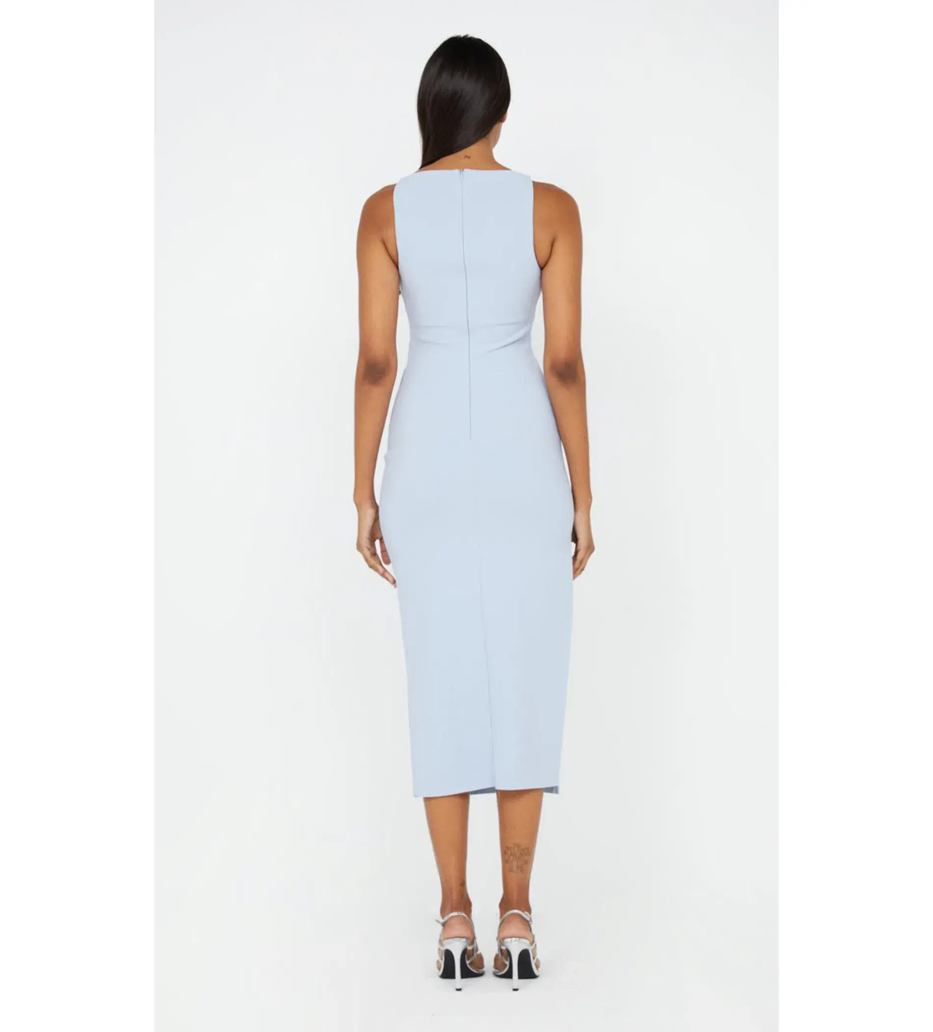 Bec & Bridge Be Mine Dress Dusty Blue Size 10 - Image 2