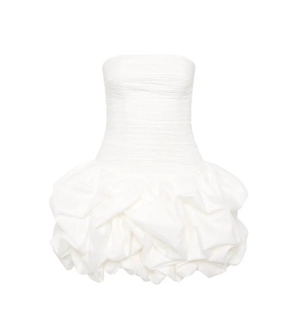 AJE Violette Bubble Hem Mini Dress Ivory Size 8 - Image 1