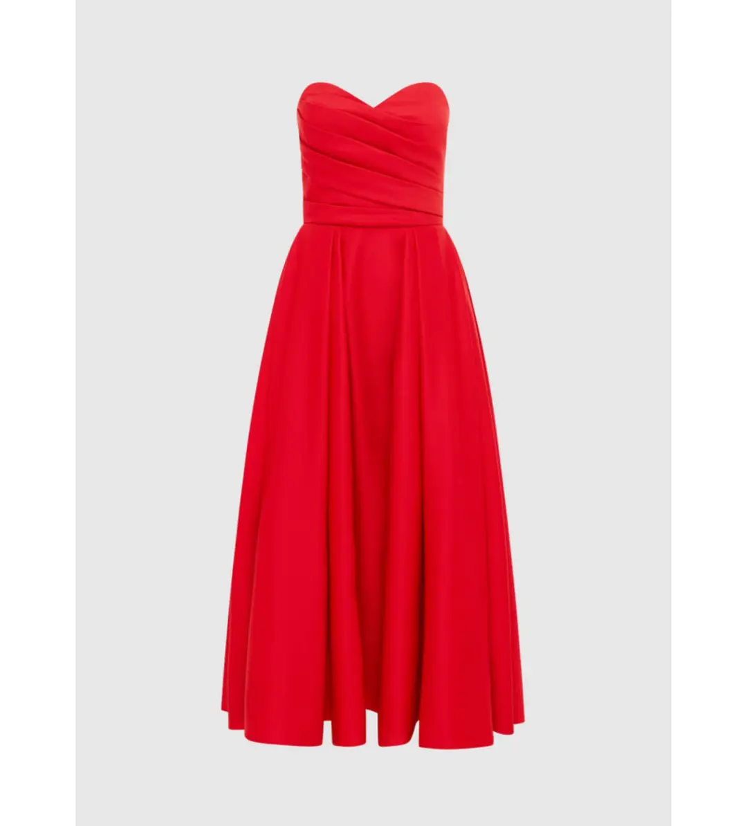 Leo Lin Jessica Bustier Gown Red Size 10  for rent on The Volte - main image