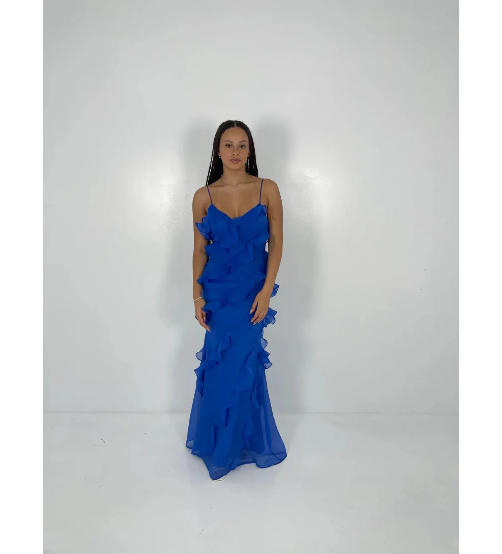 Love, Poppy Santorini Maxi Dress Royal Blue Size M/AU 10 - Image 1
