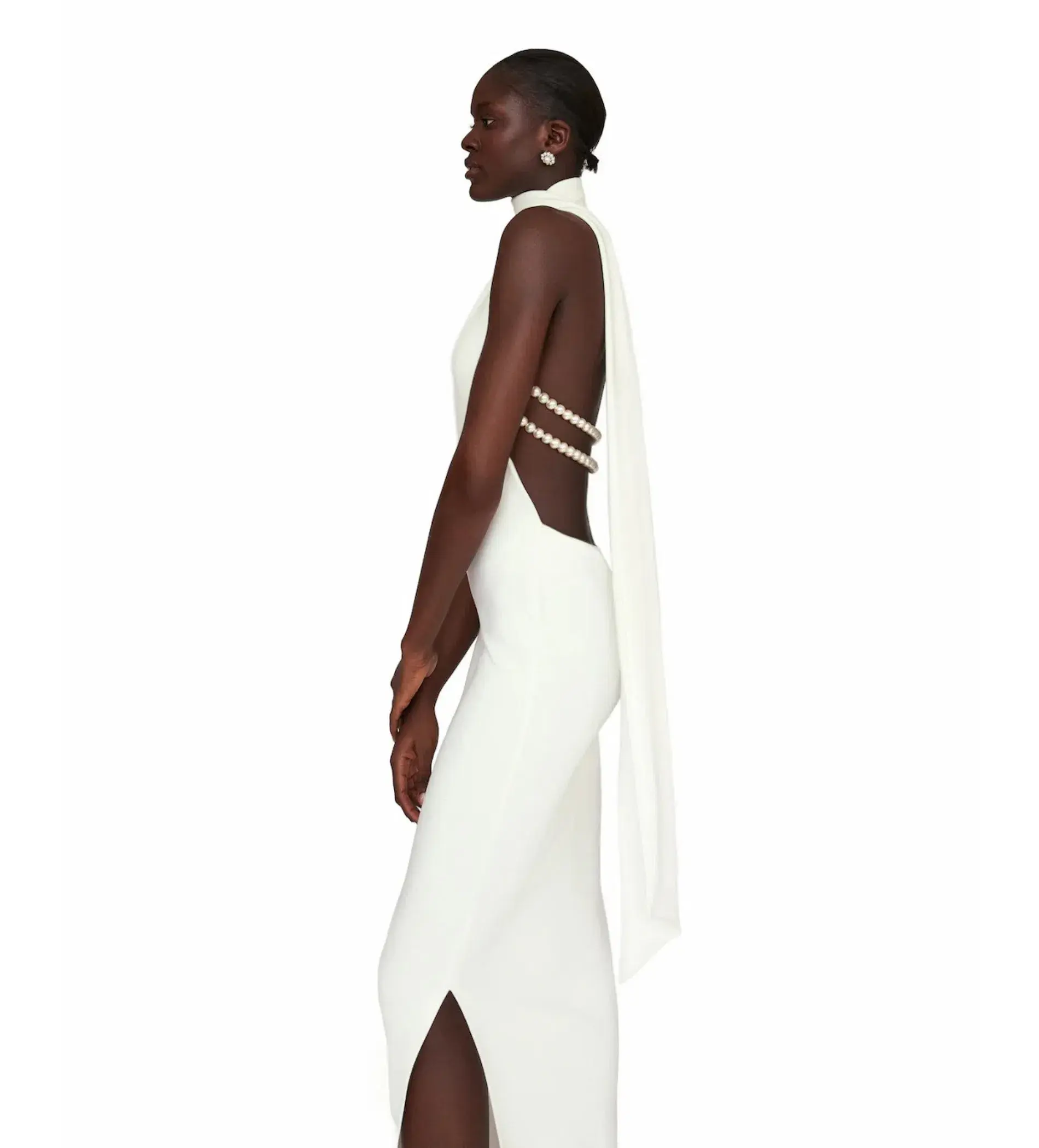 Khanums Kara Maxi Dress Ivory Size M/AU 10 - Image 2