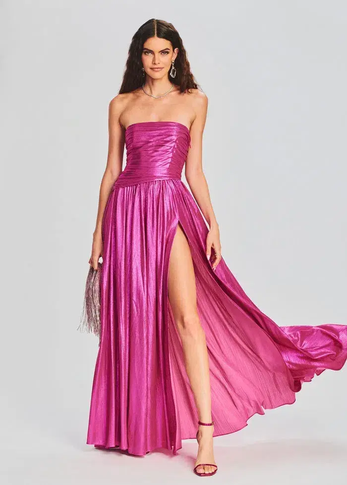 Retrofête Jacie Maxi Dress Pink Size 8 - Image 2