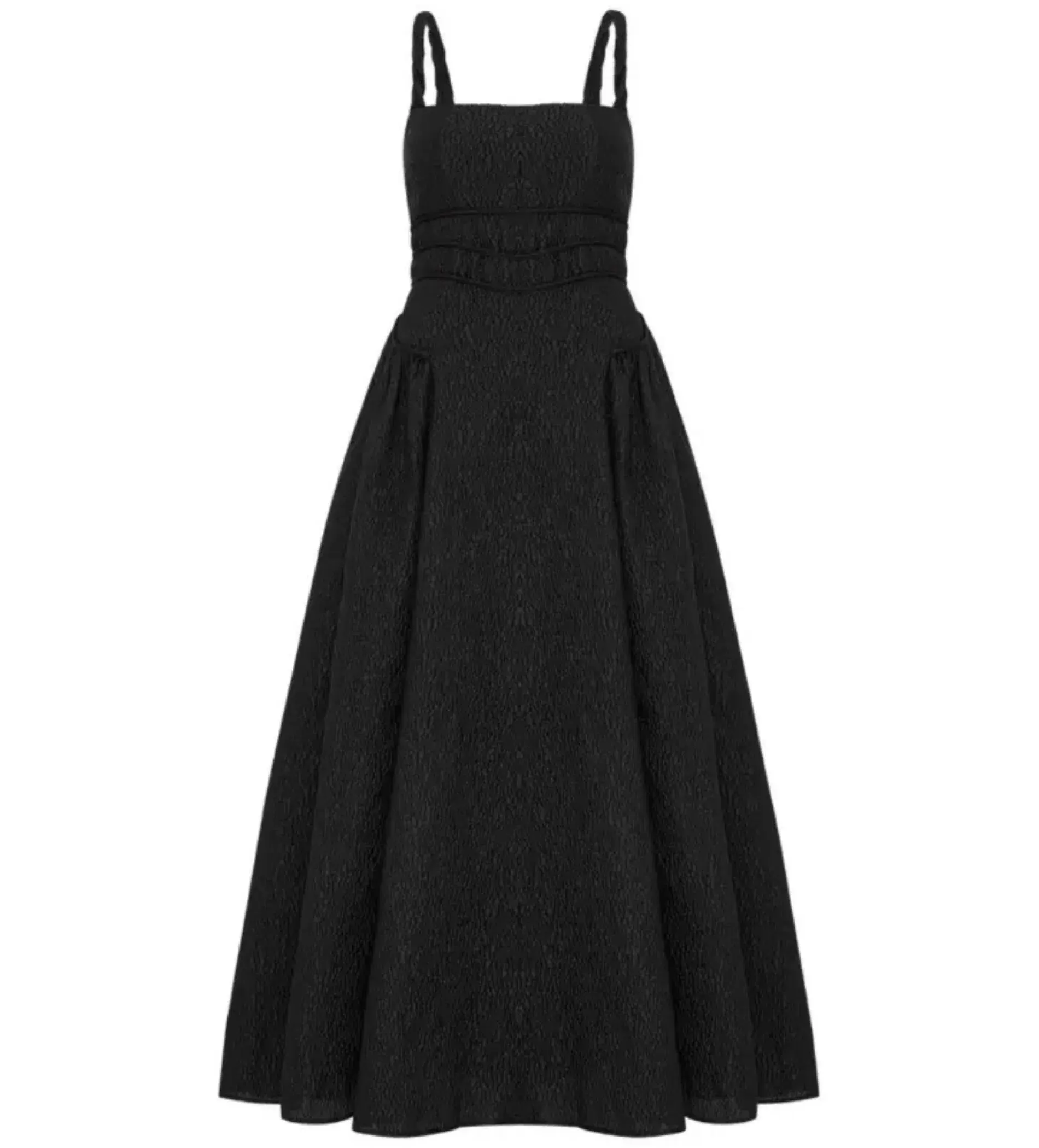 Rachel Gilbert Sophia Strap Midi Dress Black Size 14 - Image 1