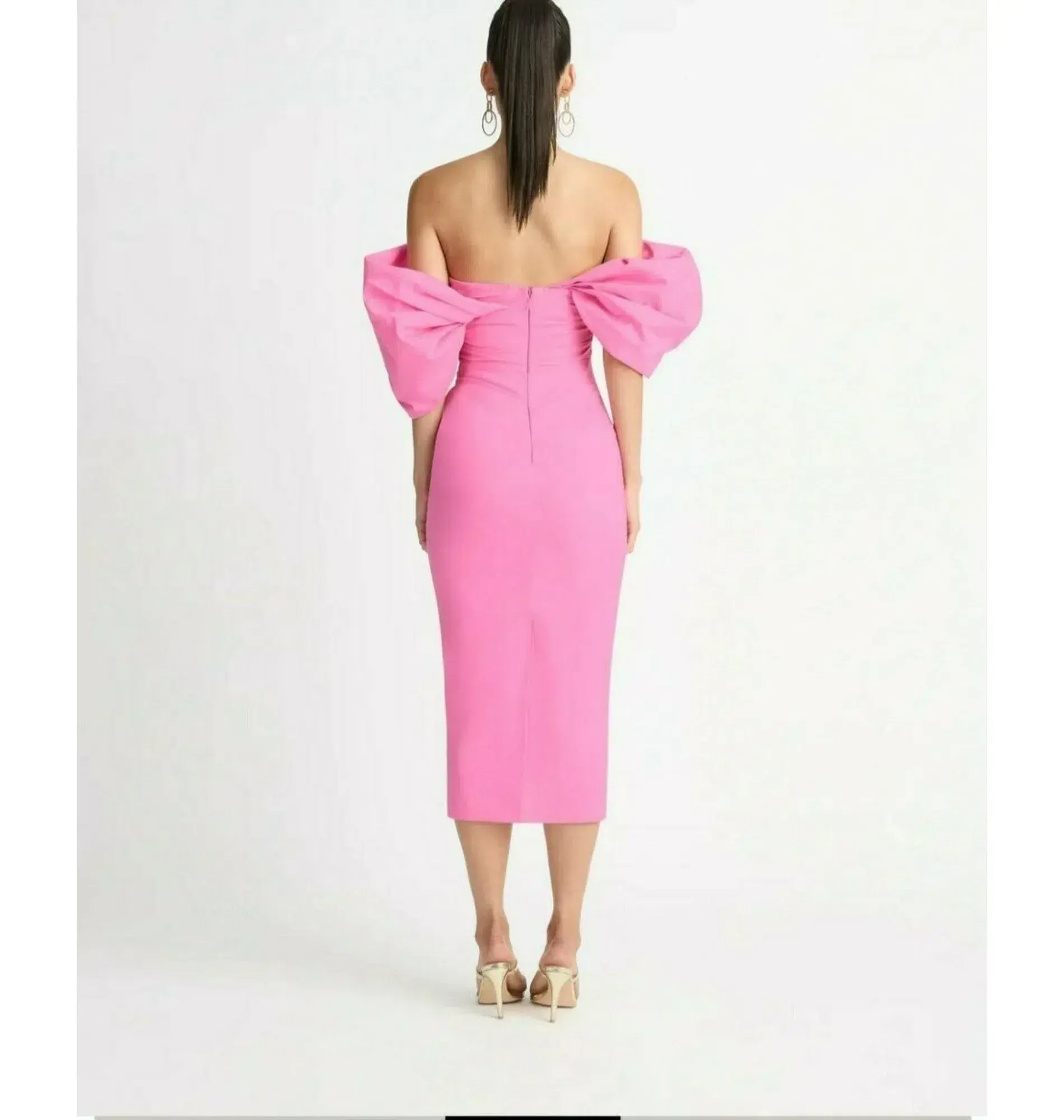 Sheike Ever After Midi Dress Pink Size 14 - Image 3