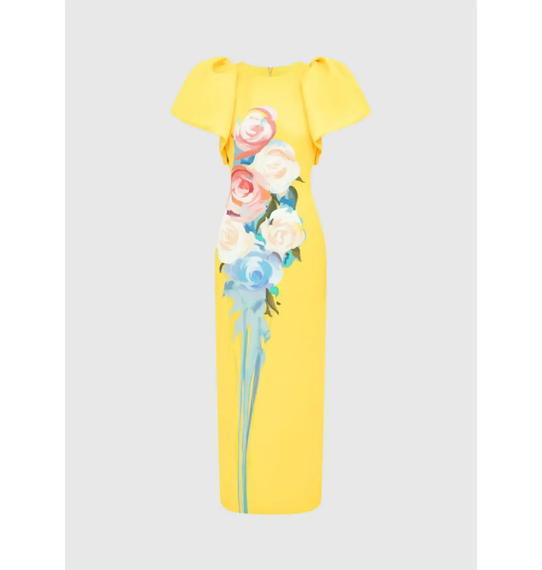 Leo Lin Lucinda Maxi Dress Bouquet Print Size 16 - Image 3