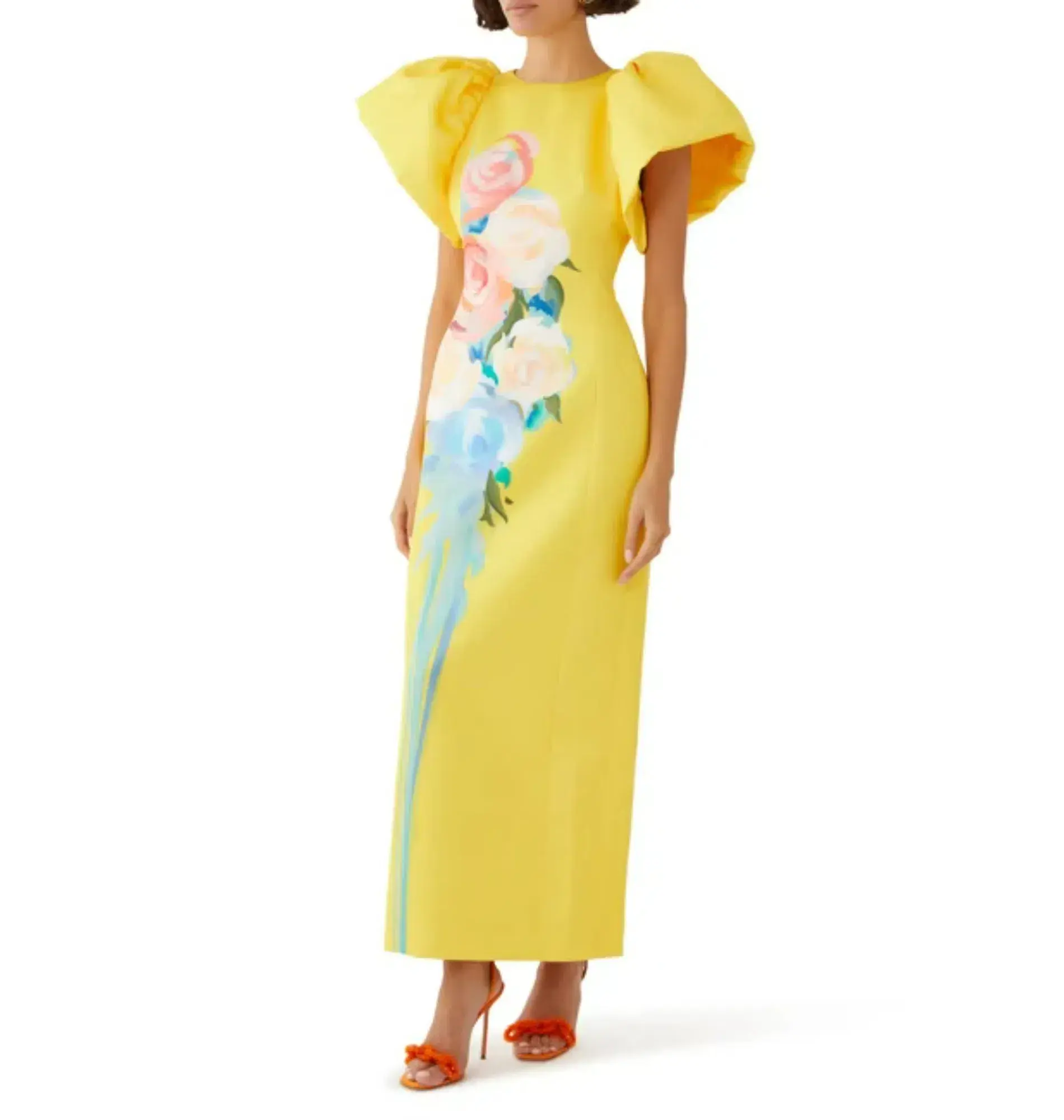 Leo Lin Lucinda Maxi Dress Bouquet Print Size 16 - Image 1