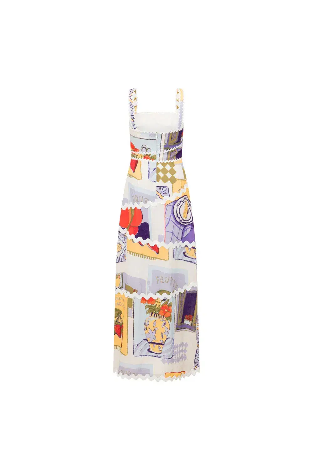 Zaco Capricci Dress Villagio Purple Maxi Size AU 6 - Image 6