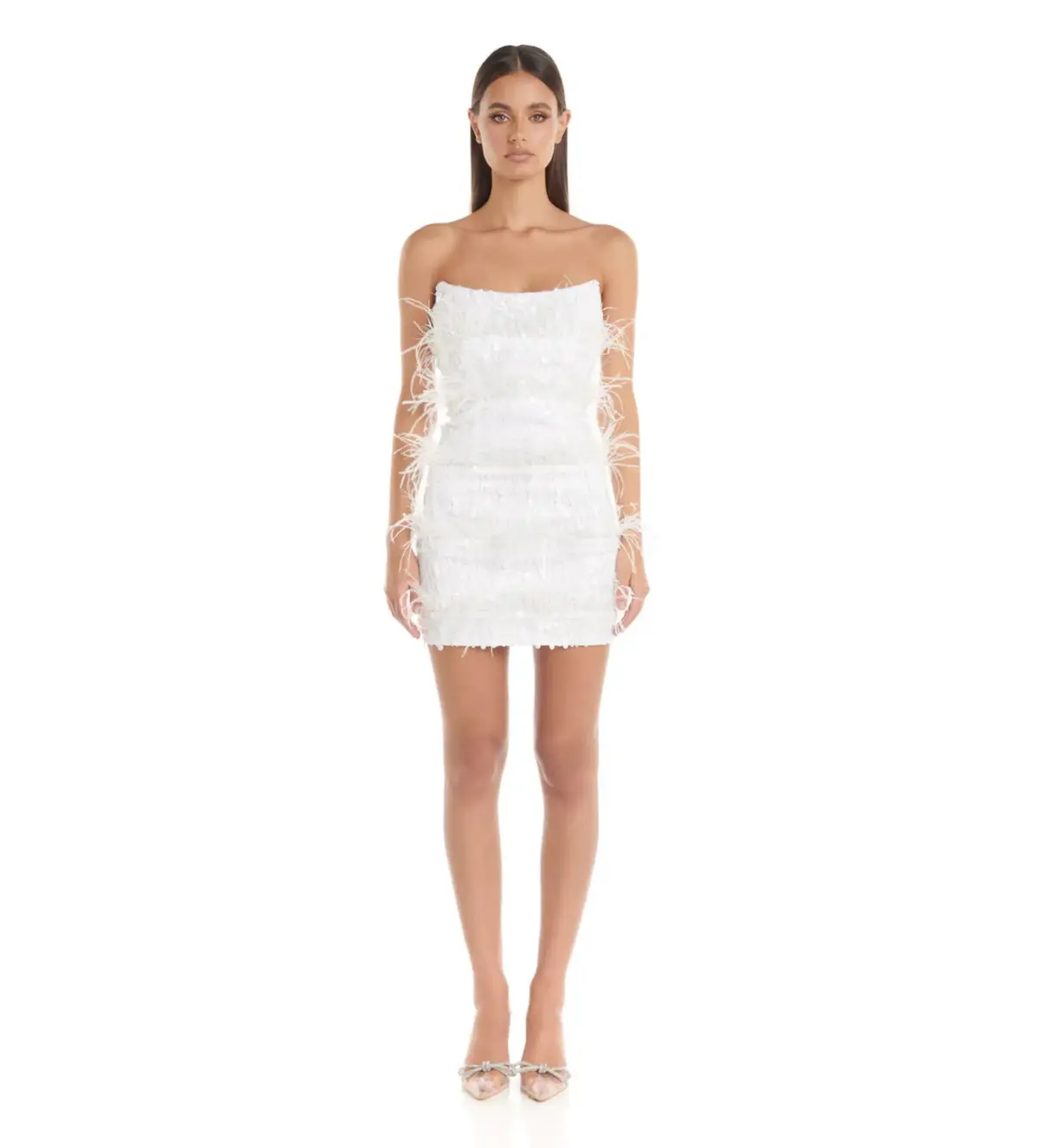 Eliya the Label Tiffany Dress in White Size XS / AU 6 - Image 1