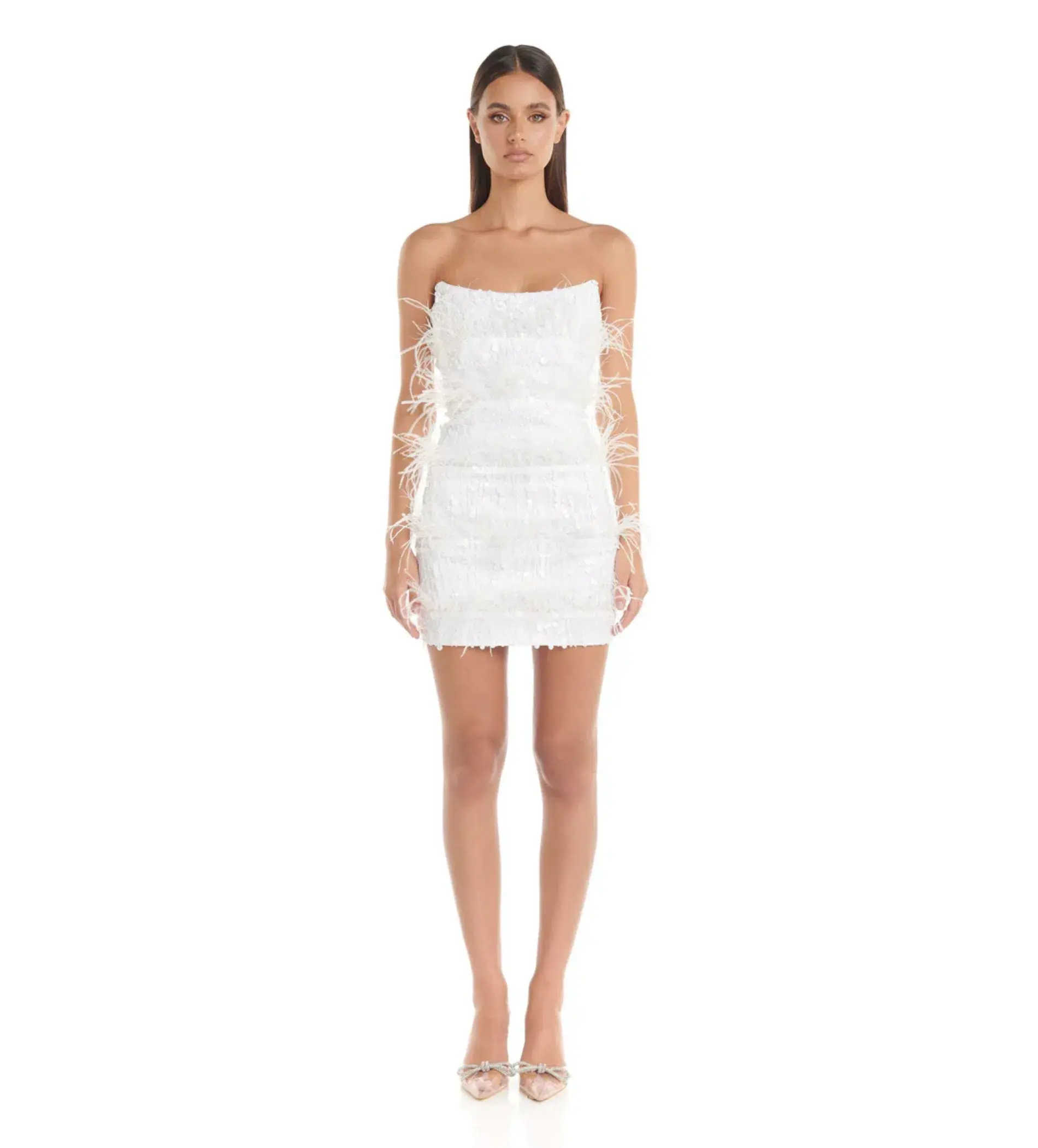 Eliya the Label Tiffany Dress in White Size XS / AU 6 - Image 1