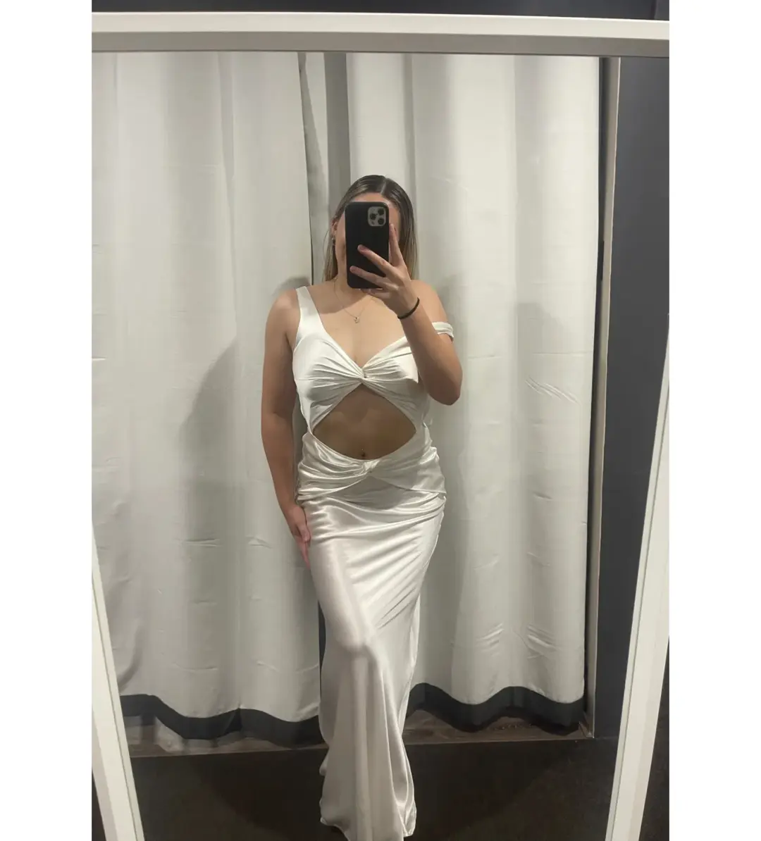 Natalie Rolt Tamika Gown White Size 1/AU 8 for rent on The Volte - main image