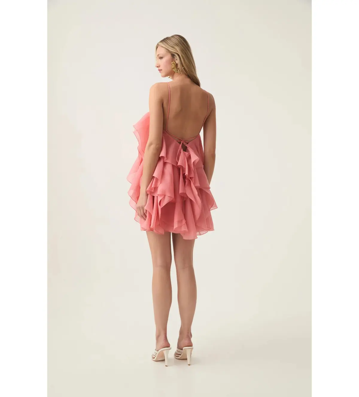 Aje Pandorea Layered Mini Dress Size 10 - Image 3