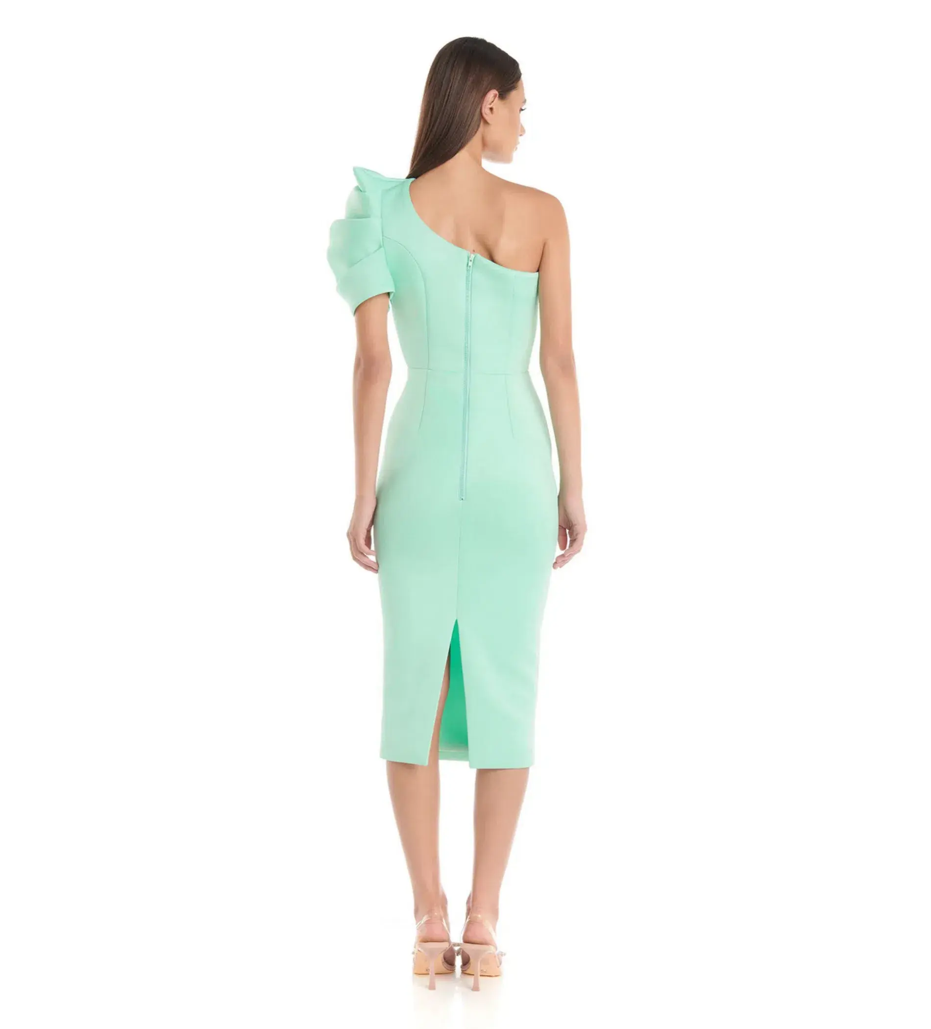Eliyah the Label Suzie Midi Dress Mint Green Size 10 - Image 2