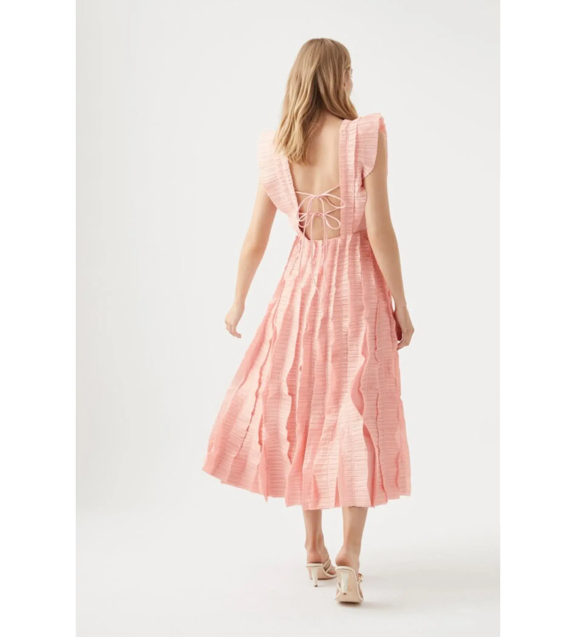 Aje Hybrid Midi Dress in Rose Pink Size 10  - Image 2