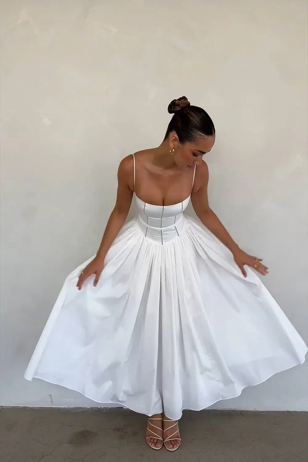 House of CB Ysabella Dress White Size 8/S for rent on The Volte - main image