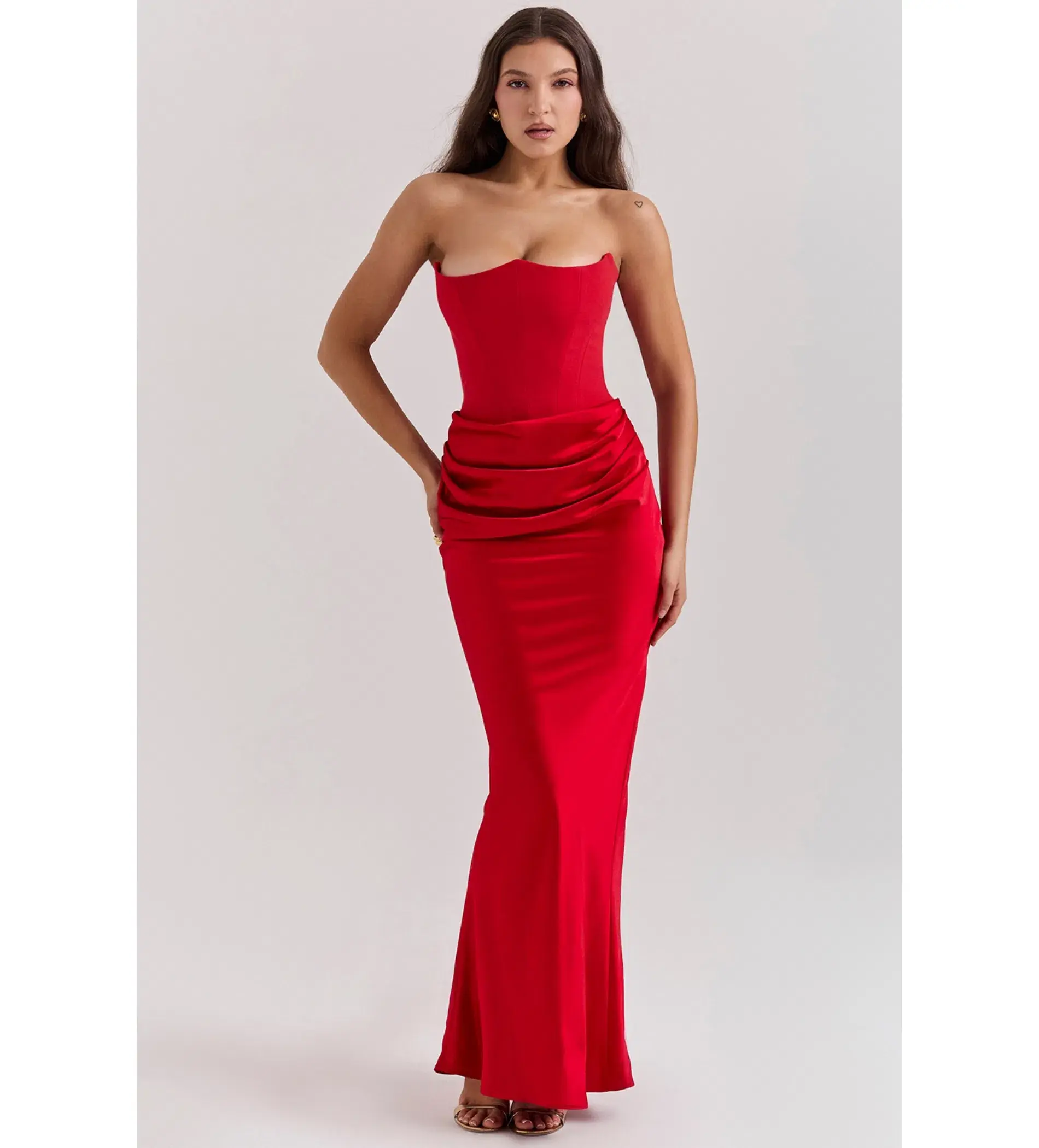 House of CB Persephone  Scarlett Red Size M/Au 10-12 - Image 1