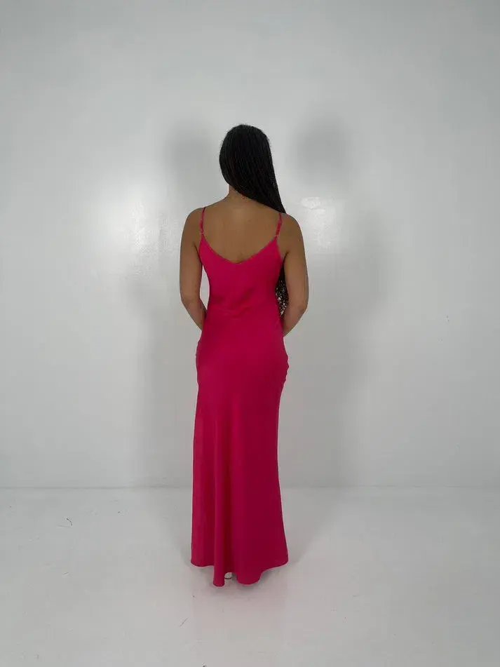 Rat & Boa Anastasia Gown Maxi Pink Size AU 10 for rent on The Volte - main image