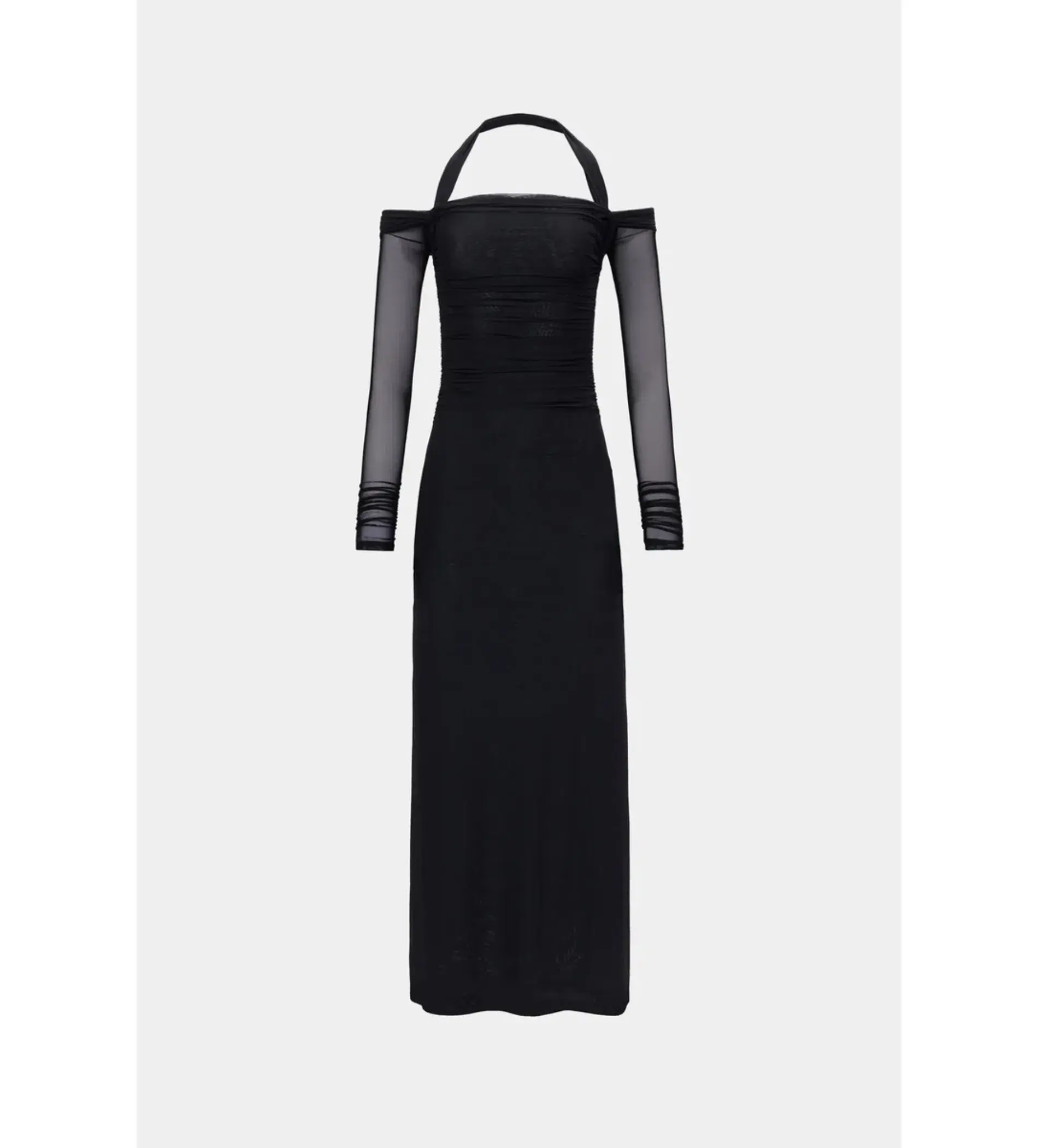 MISHA Sonnet Mesh Maxi Dress Black Size 14/XL - Image 4
