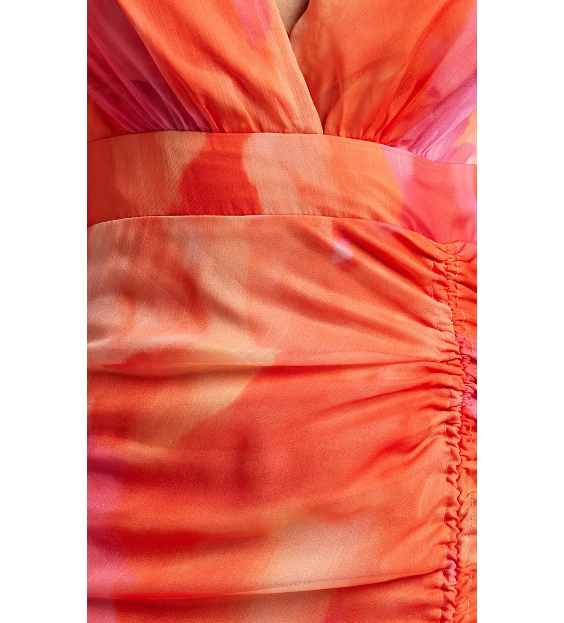 Talulah Ibiza Dress in Orange Floral Size 12 / L - Image 3