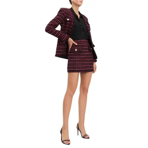 Rebecca Vallance Hirst Jacket Blazer & Skirt Set Black Size 6  - Image 2