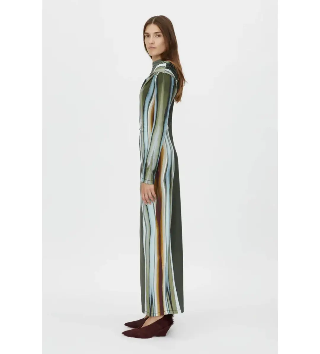 Camilla and Marc Elixir Print Jersey Maxi Dress in Elixir Print Size AU 6 (6-8) for rent on The Volte - main image