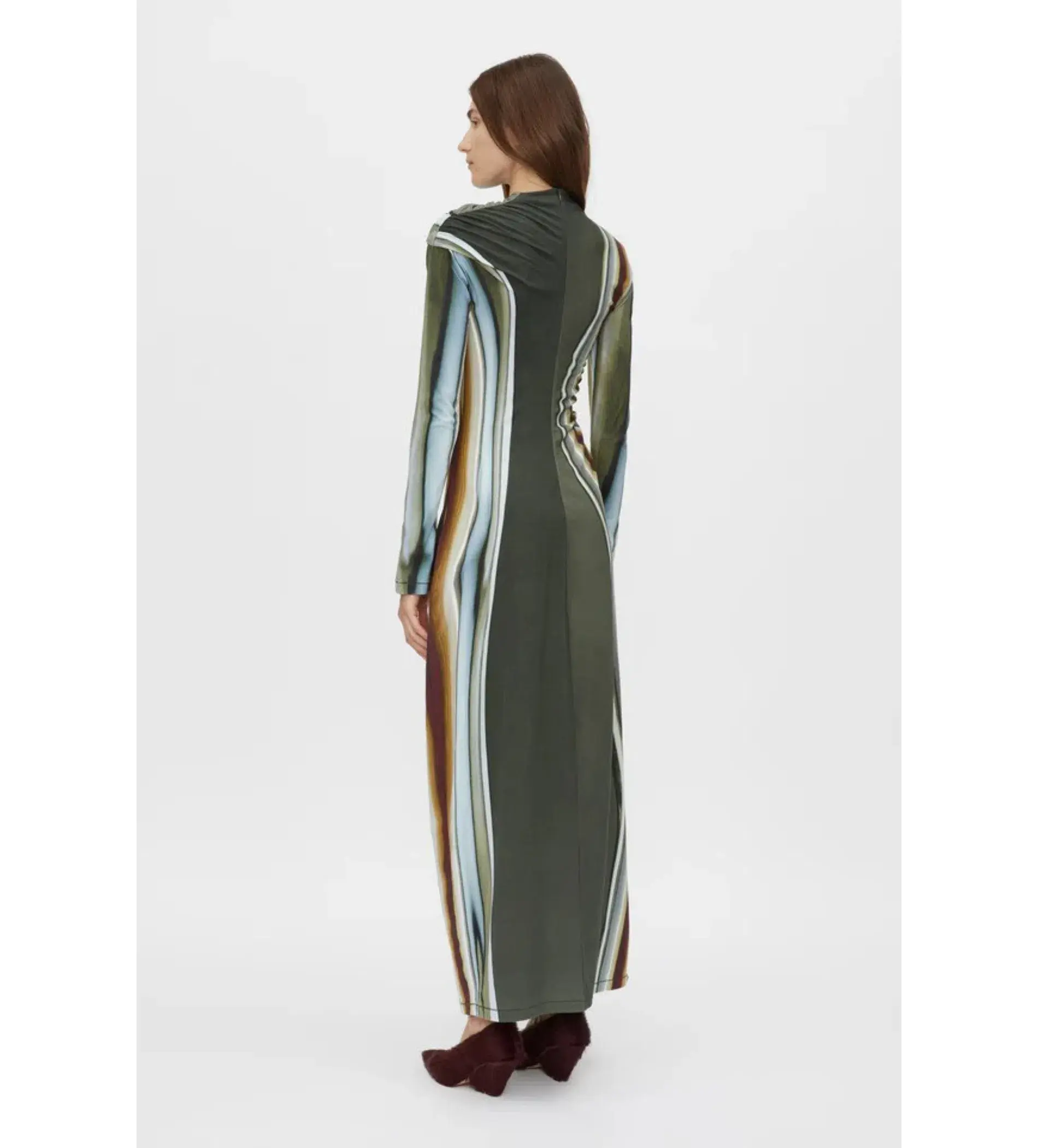 Camilla and Marc Elixir Print Jersey Maxi Dress in Elixir Print Size AU 6 (6-8) - Image 3