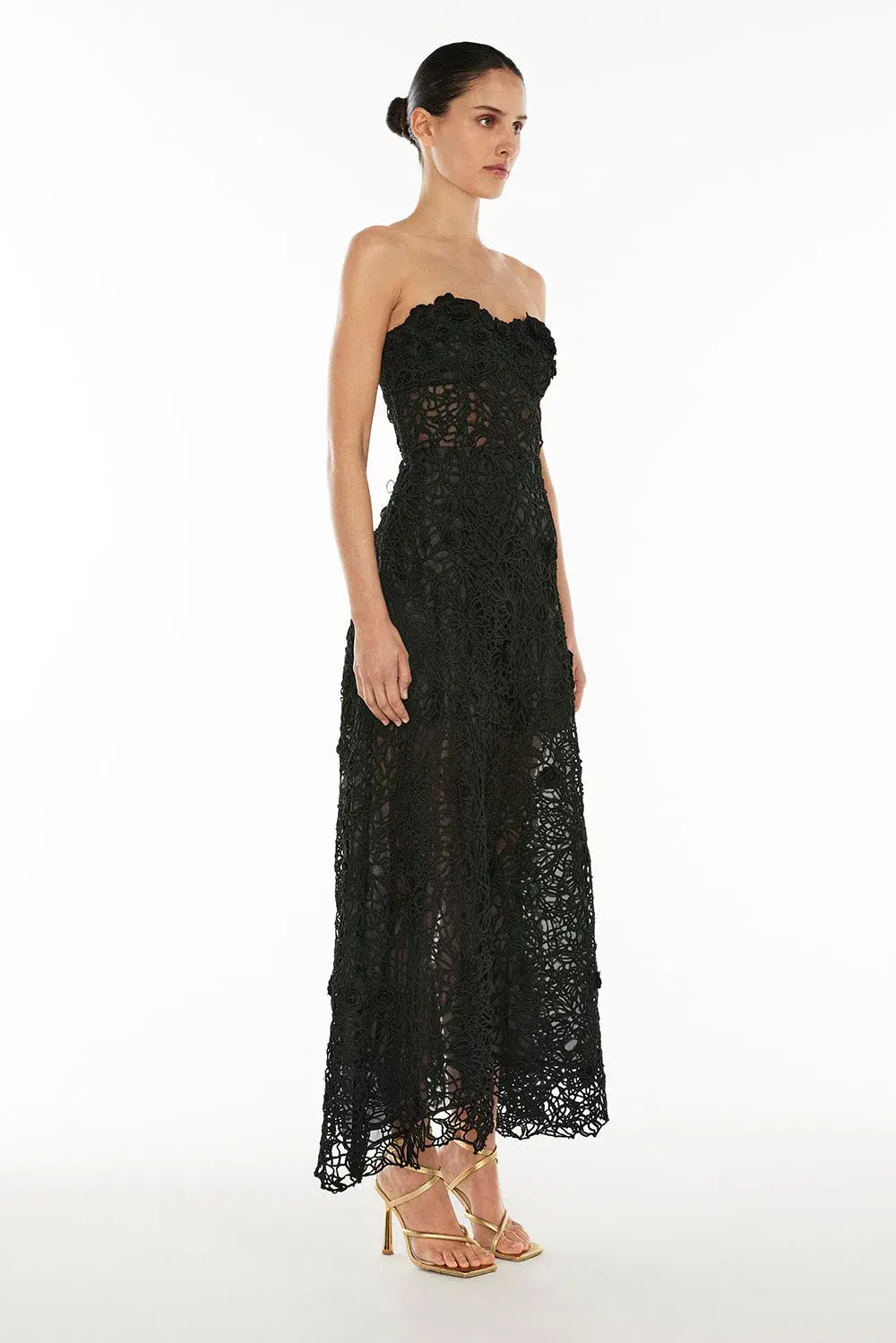 Manning Cartell Tea Ceremony Maxi Dress Black Size AU 8 - Image 2