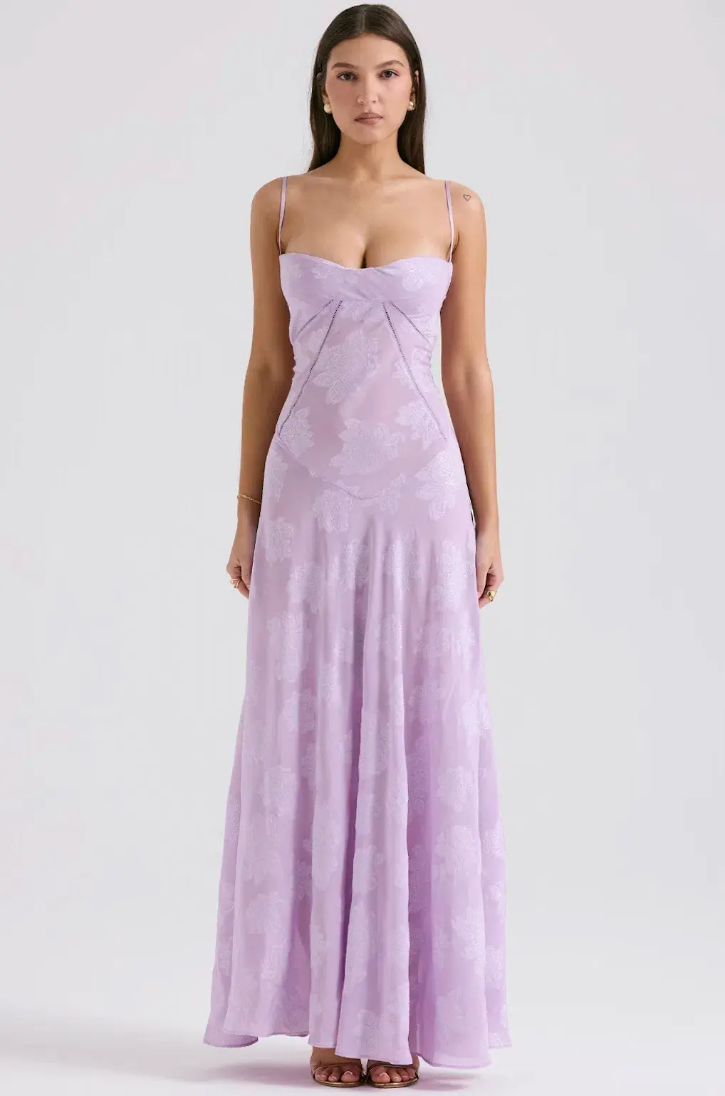 House Of CB Purple Seren Gown Size 6 for rent on The Volte - main image