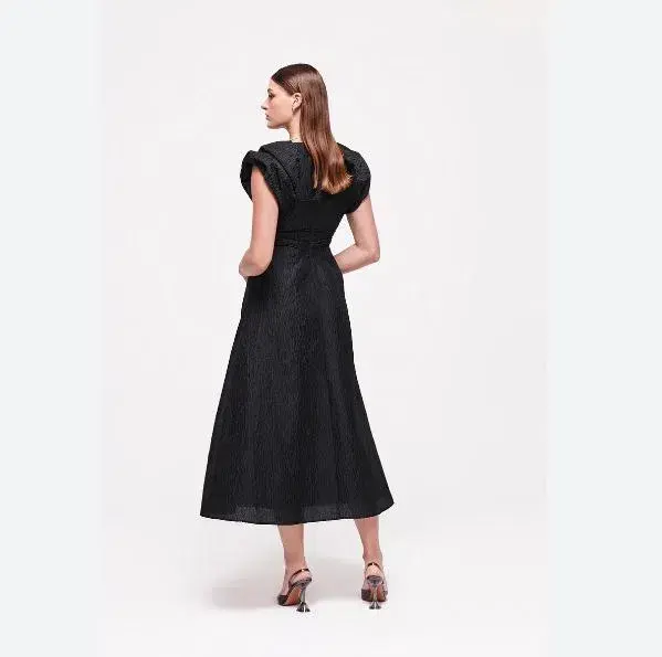 Rachel Gilbert Sophy Dress Black Size AU 14 for rent on The Volte - main image