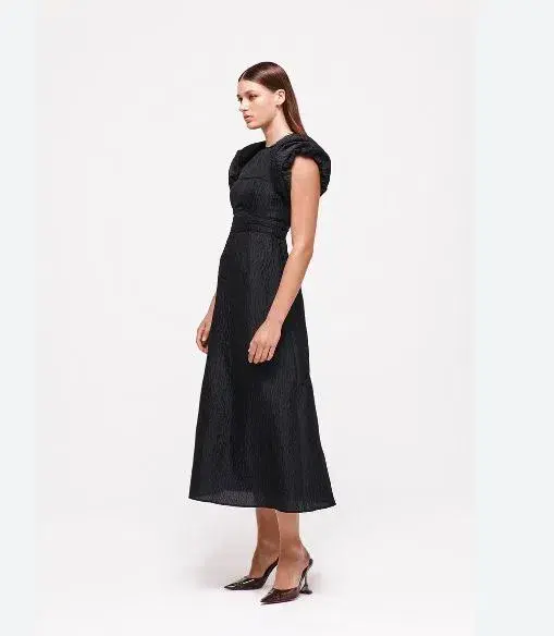 Rachel Gilbert Sophy Dress Black Size AU 14 for rent on The Volte - main image