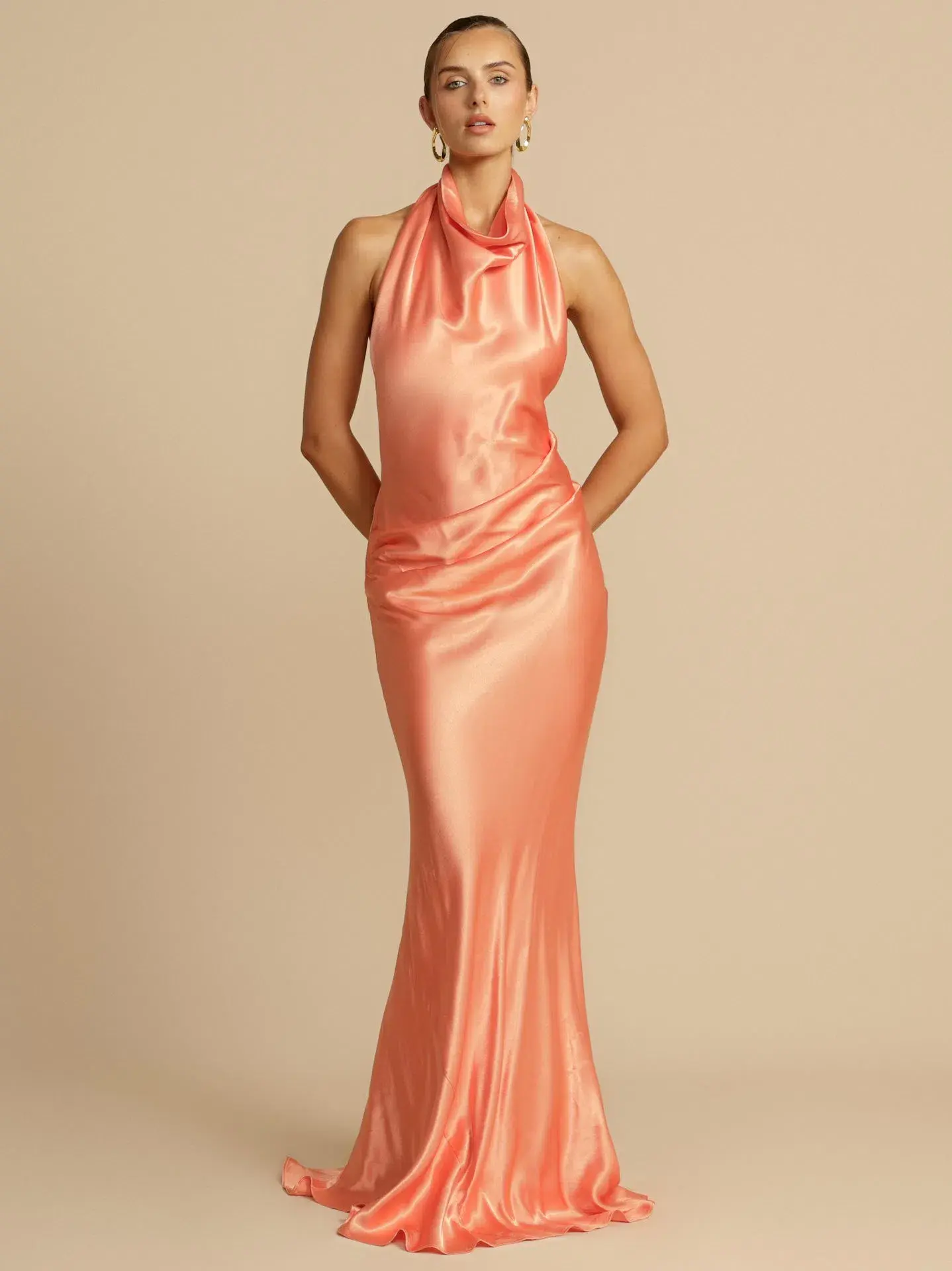 Arcina Ori Gaia Dress Papaya Size S / AU 8 - Image 4