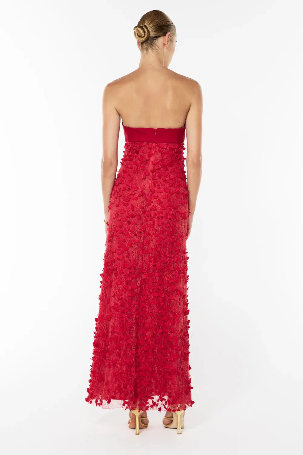 Manning Cartell Enchantment Balconette Maxi Dress Scarlet Red Size 4 - Image 3