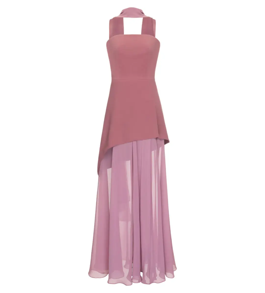 Matters Store Monaco Dress with Scarf Pink Size S / AU 8 for rent on The Volte - main image