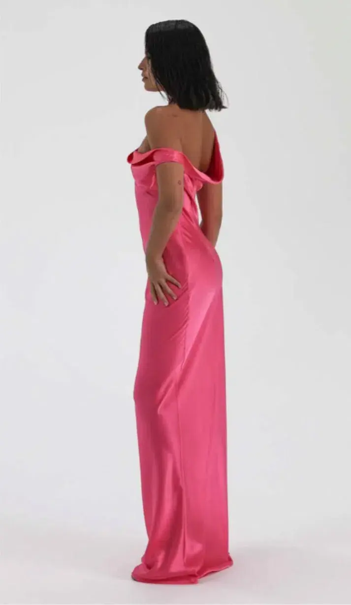 Natalie Rolt Monika Gown Maxi Pink Size AU 6 - Image 2