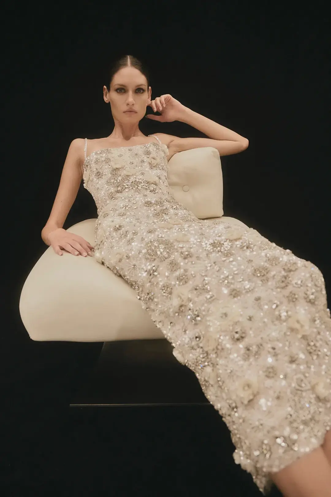 Rachel Gilbert Francesca Gown Dress Ivory Size 0 / AU 6 for rent on The Volte - main image