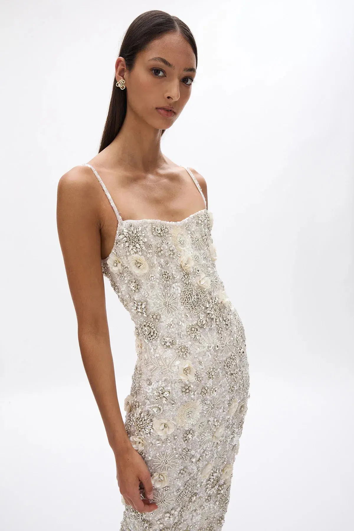 Rachel Gilbert Francesca Gown Dress Ivory Size 0 / AU 6 - Image 1
