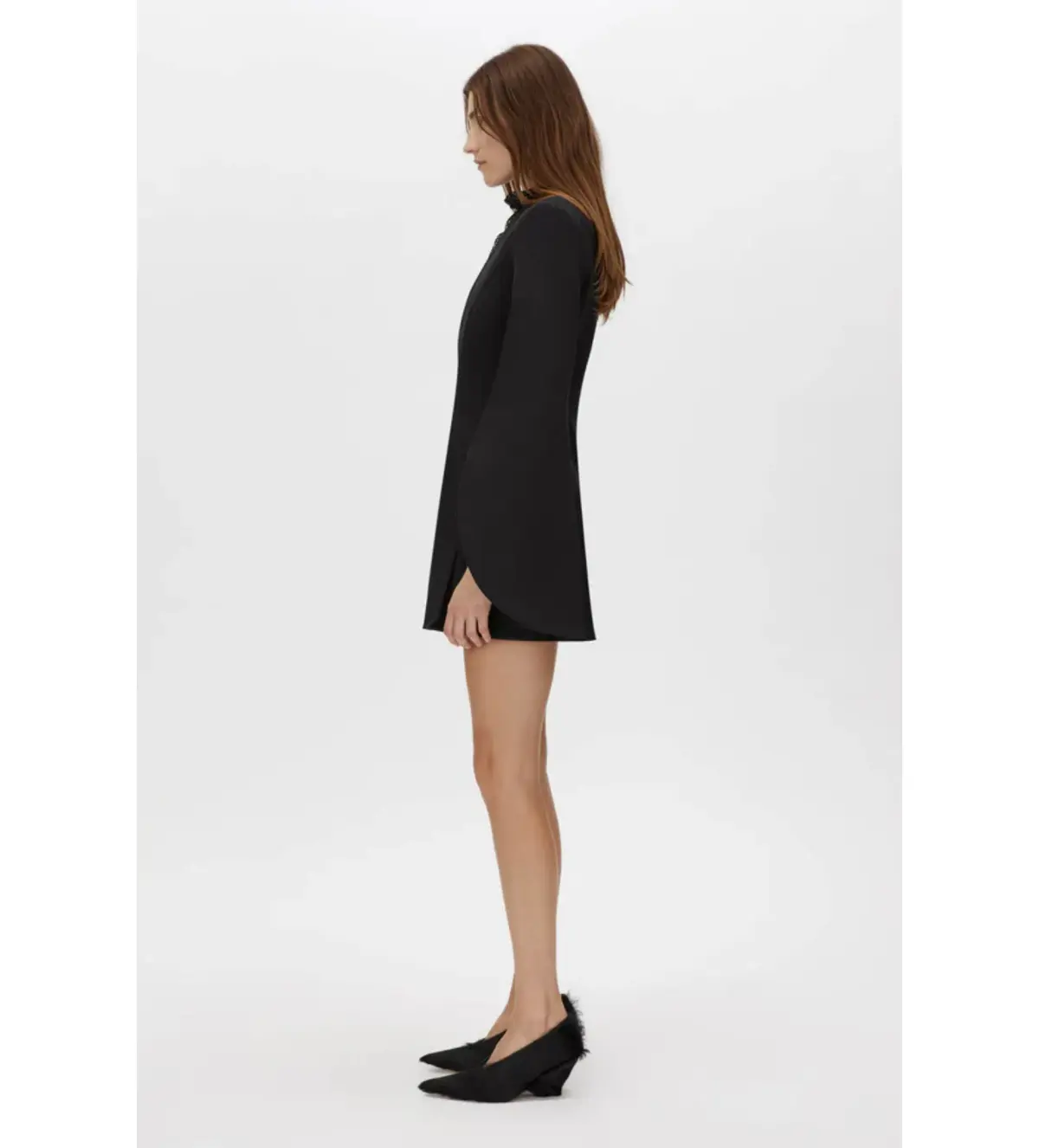 Camilla and Marc Sillage Lace Mini Dress in Black Size 10 - Image 2