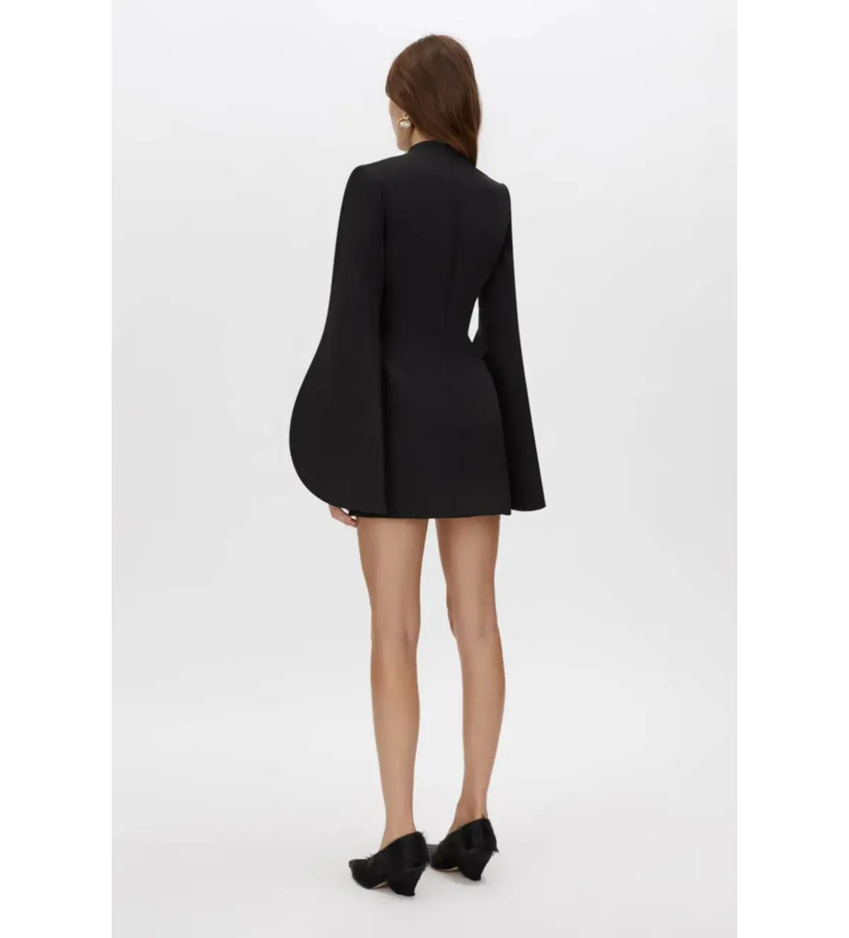 Camilla and Marc Sillage Lace Mini Dress in Black Size 10 - Image 3