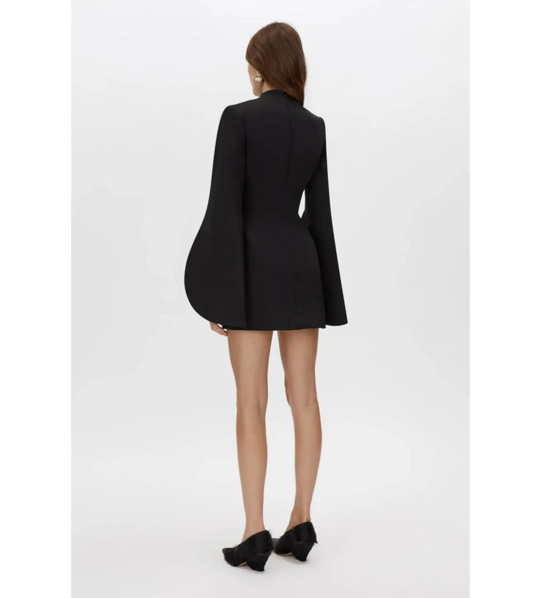 Camilla and Marc Sillage Lace Mini Dress in Black Size 10 - Image 3