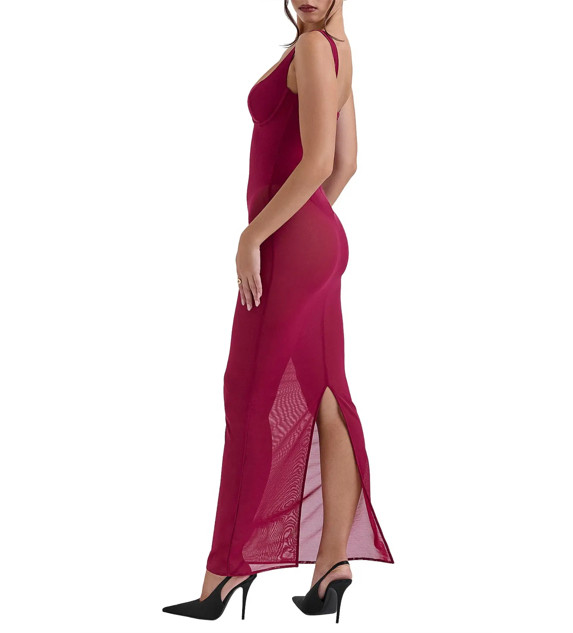 House Of Cb Robina Dress Red Size Xs / Au 6 - Image 2