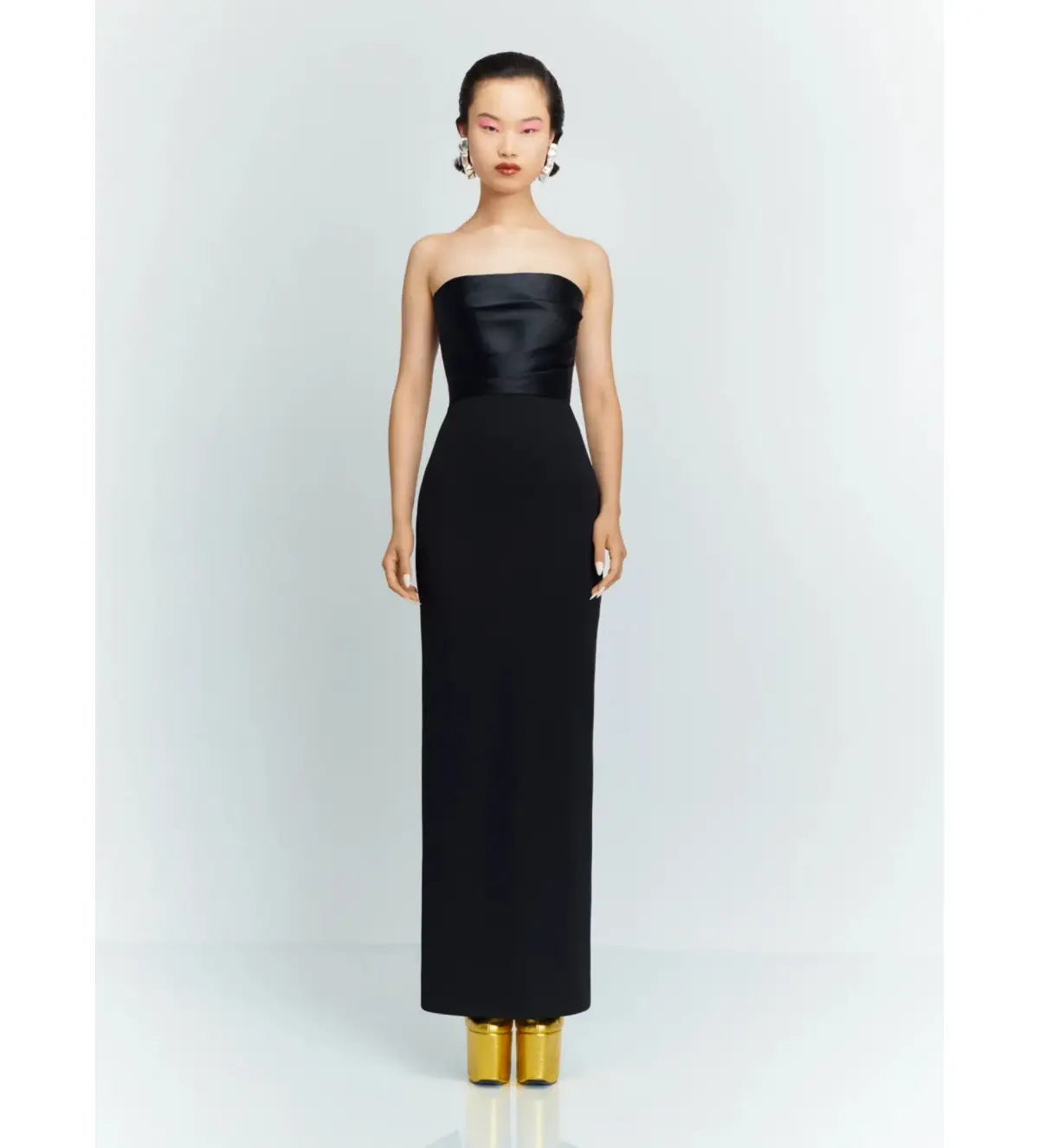 Solace London Afra Maxi Dress in Black Size 8 - Image 1