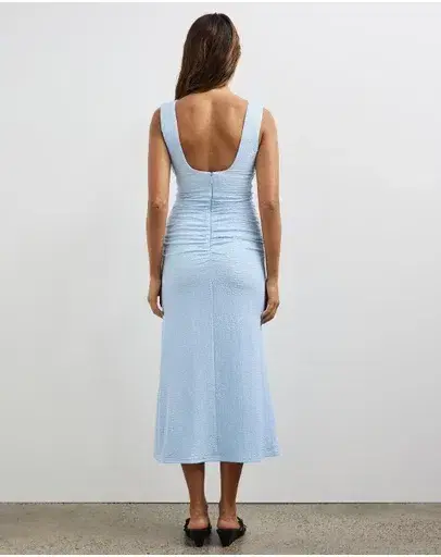 Lover Sylas Dress Blue Midi Size AU 8 for rent on The Volte - main image