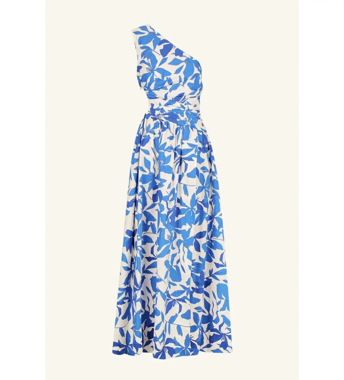 Shona Joy Bleue Asymmetrical Cut Out Maxi Dress Size AU 8 - Image 5