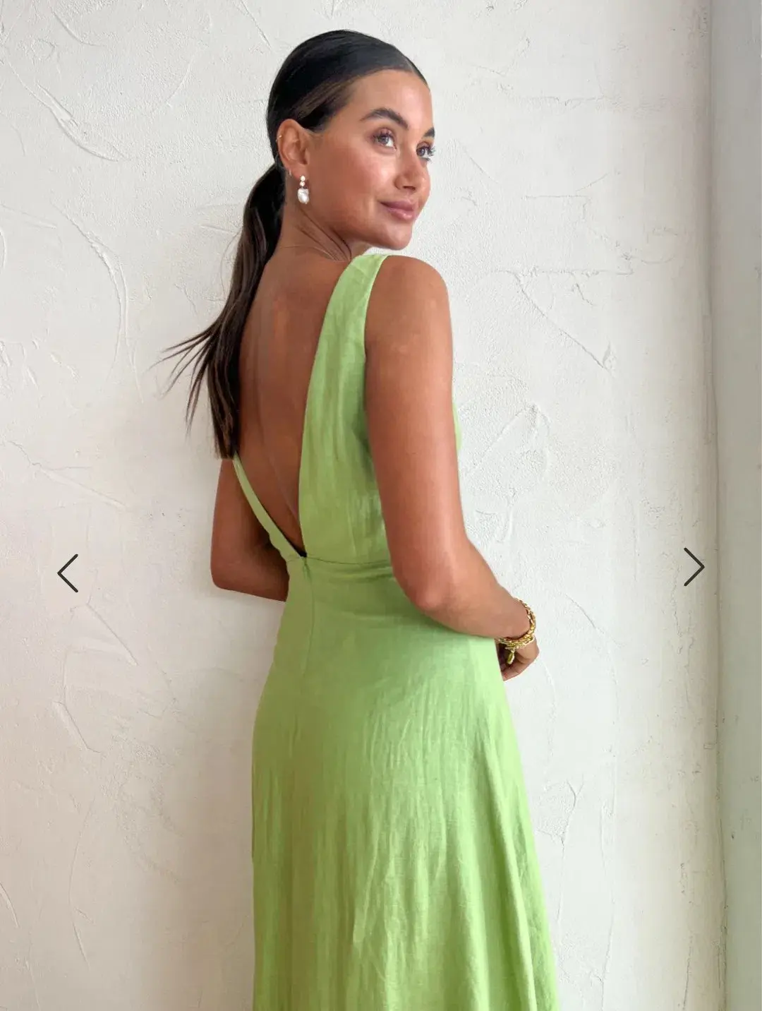 Issy Blue Skies Dress In Apple Size 8 - Image 5