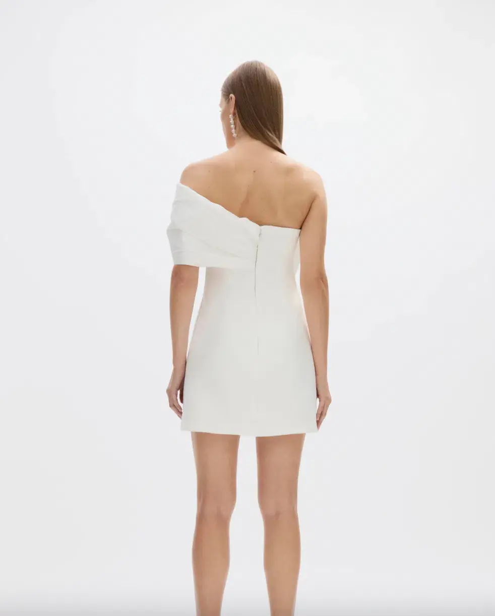 Rachel Gilbert Kace Mini Dress Ivory Size 3 / AU 12 - Image 4