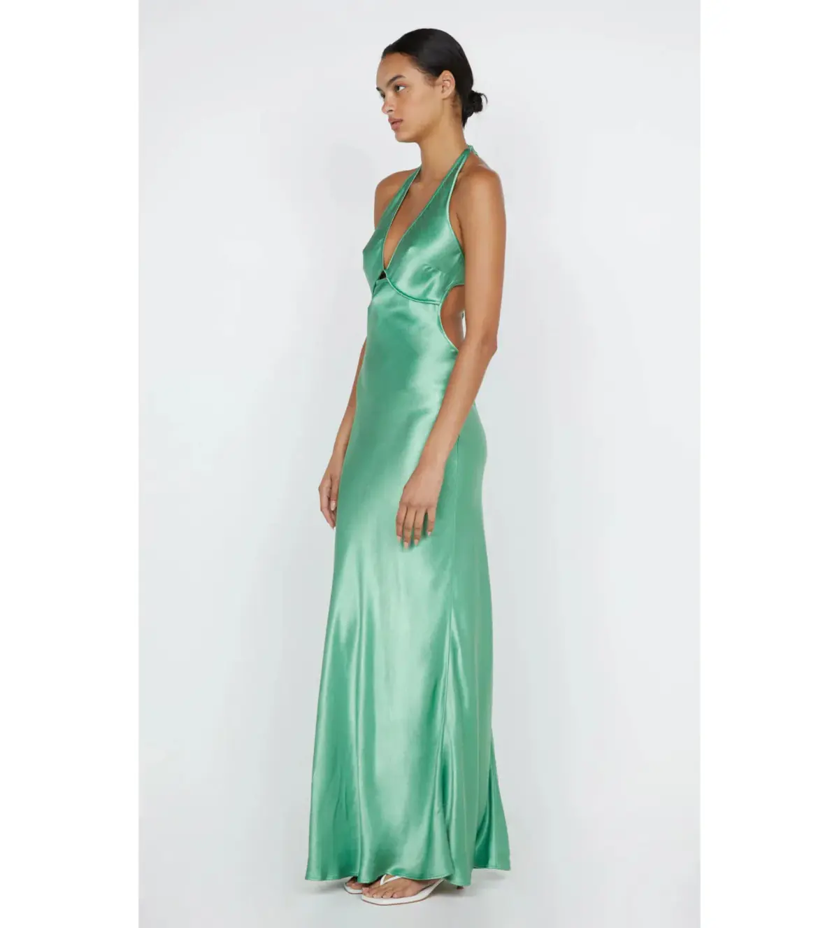 Bec & Bridge Zariah Halter Dress Green Apple Size AU 6 - Image 2