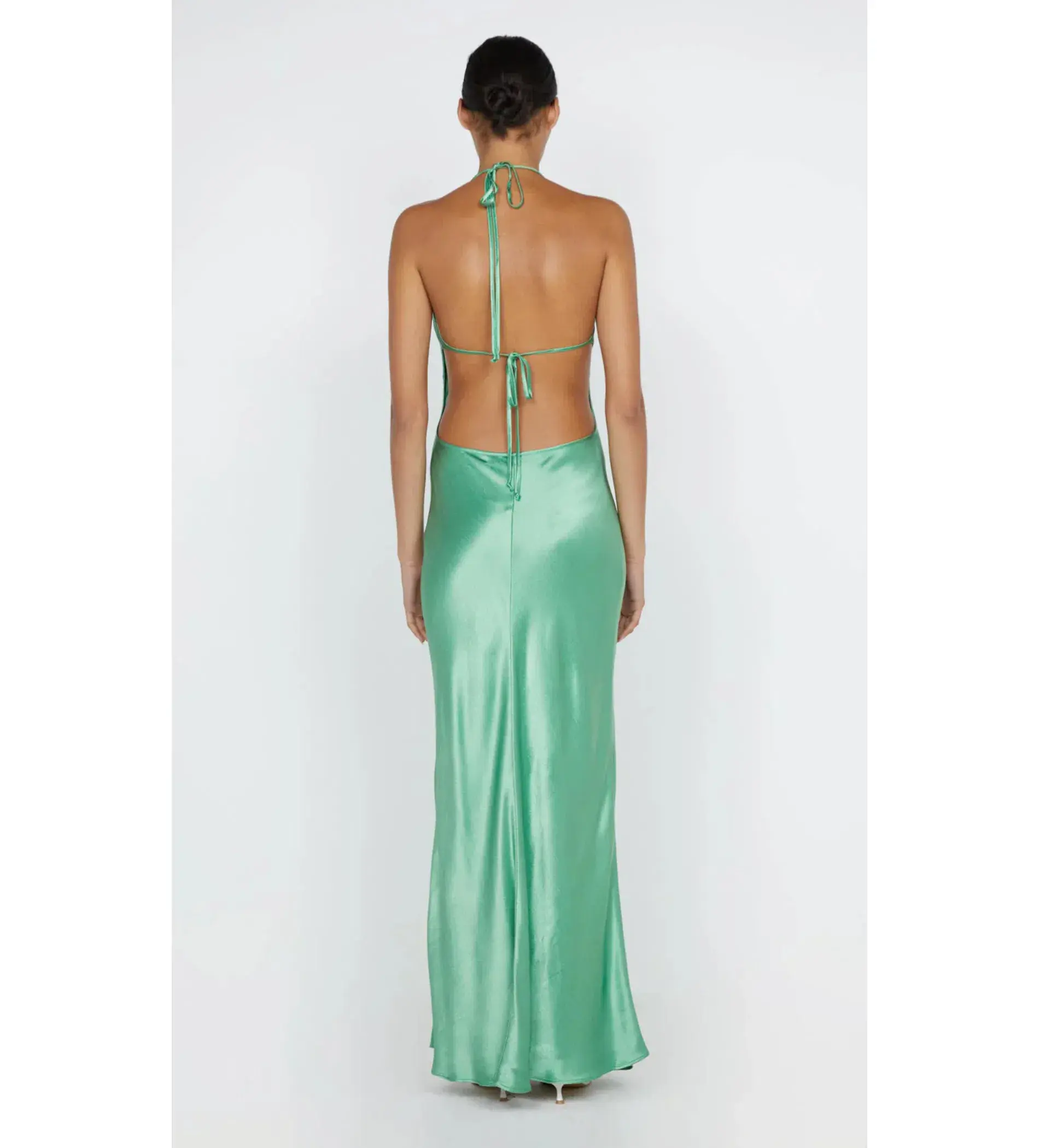 Bec & Bridge Zariah Halter Dress Green Apple Size AU 6 - Image 3