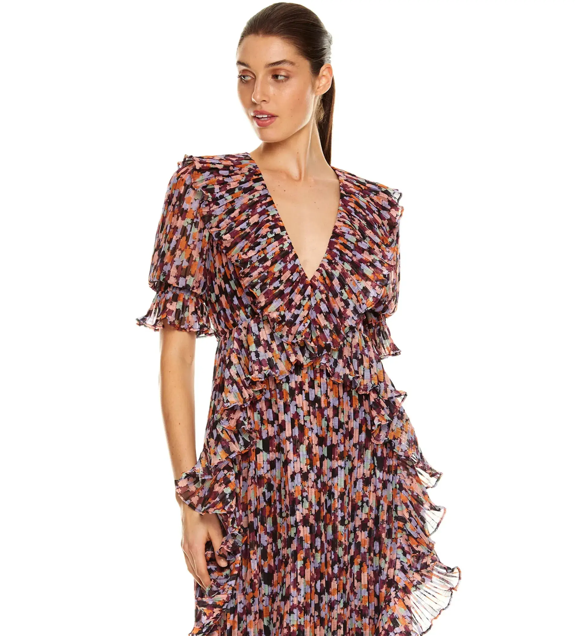 Talulah Sweet Sugar Midi Dress in Floral Size 6 - Image 4