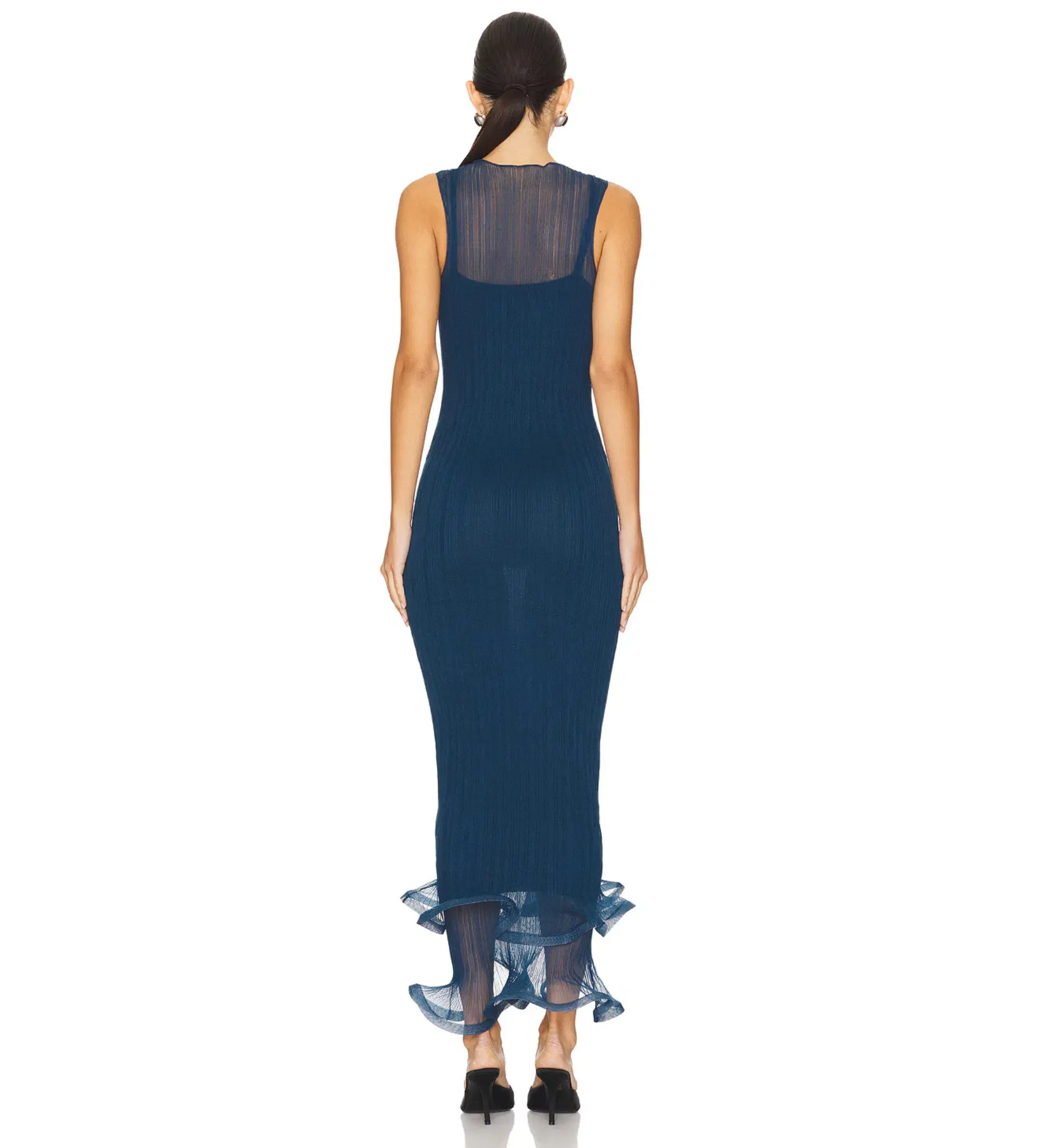 SIMKHAI Daniella Sleeveless Midi dress in Celestial Size 8/S - Image 3