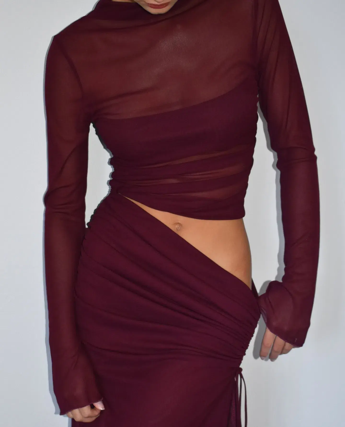 Benni Mable Maxi Dress Plum Size 10 - Image 3